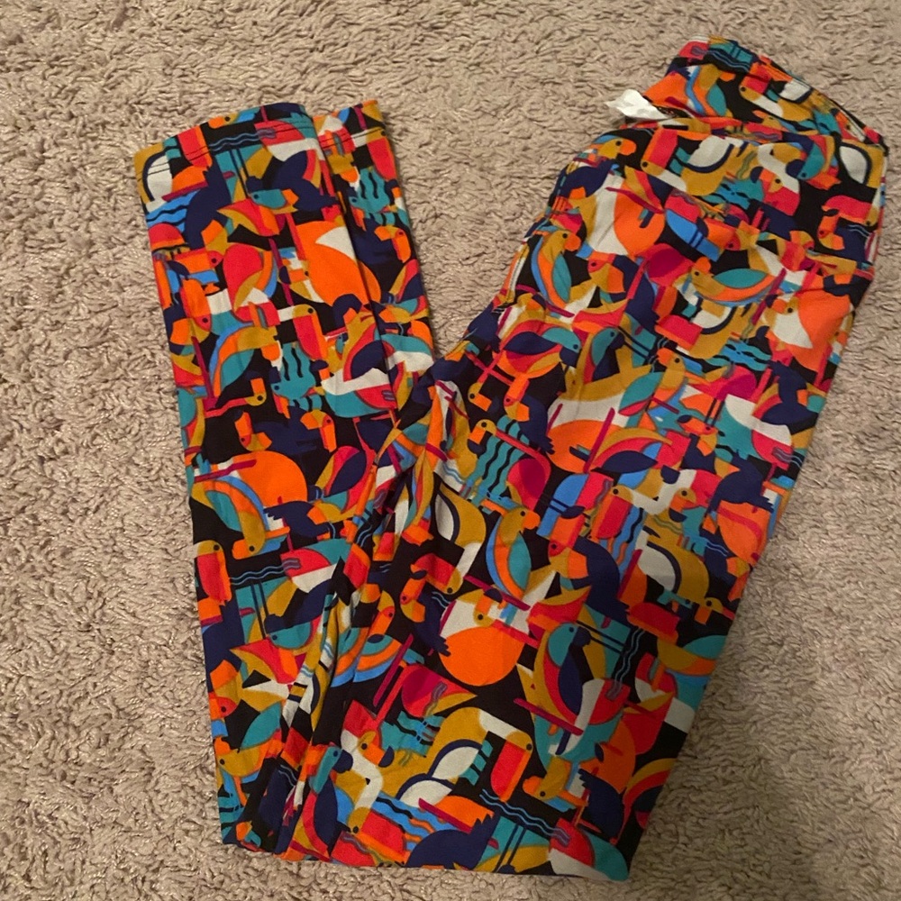 Colorful Abstract Patterned LulaRoe leggings